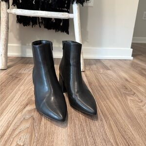 Madden Girl Heeled Black Ankle Booties